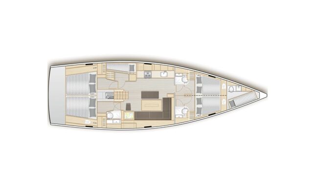 Hanse 508 - 5 + 1 cab. Quantum Wave